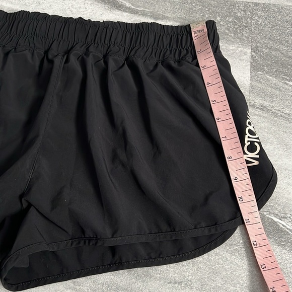 Victoria’s Secret black running shorts underwear lining Large elastic waist - Picture 7 of 12